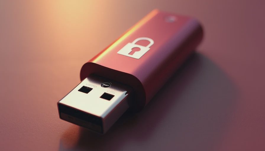 Visual context for how to encrypt a flash drive